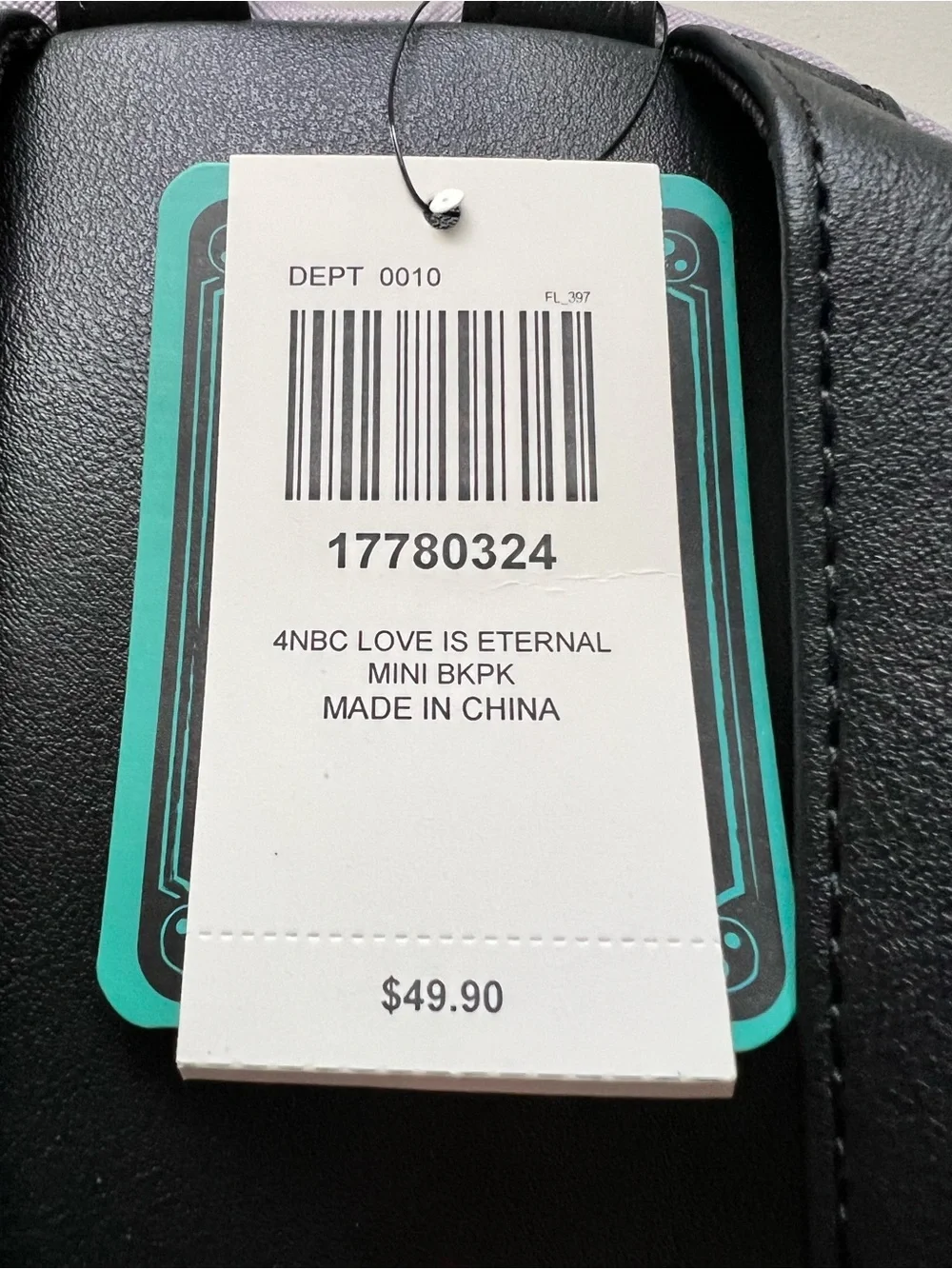 NWT Jack & Sally Mini Backpack – Love Is Eternal